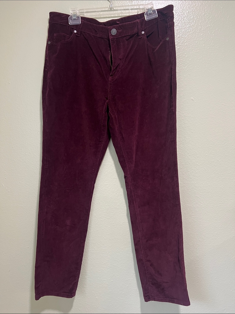 Buffalo David Bitton Men's Plum Corduroy Pants